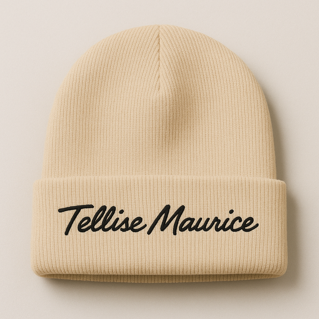 TELLISE MAURICE Khaki Beanie