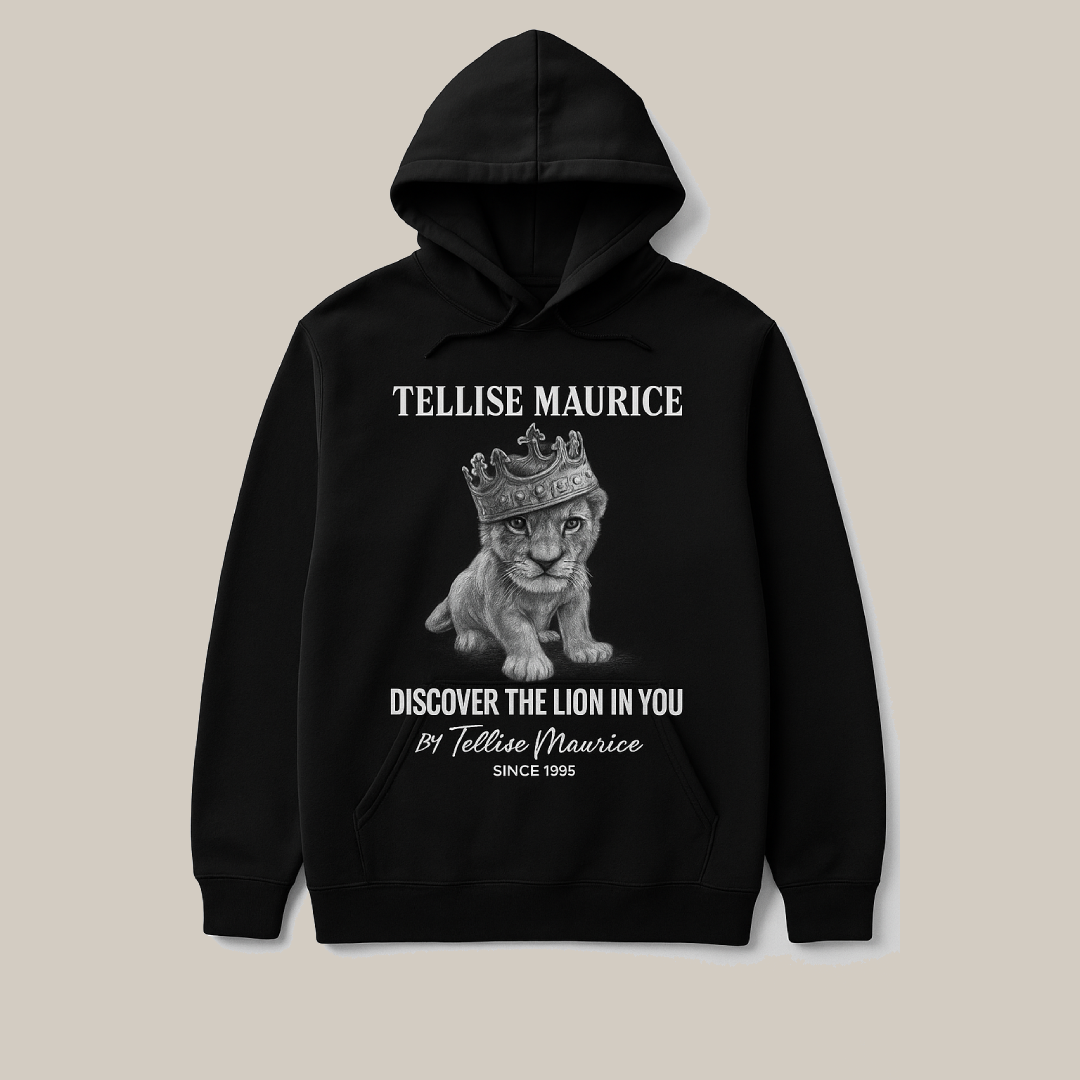 Discover The Lion In You Unisex Black Hoodie