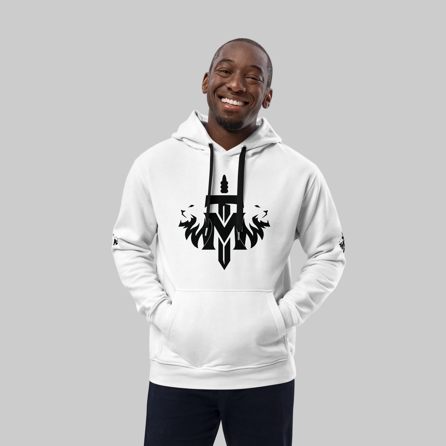Premium Eco White Unisex Hoodie