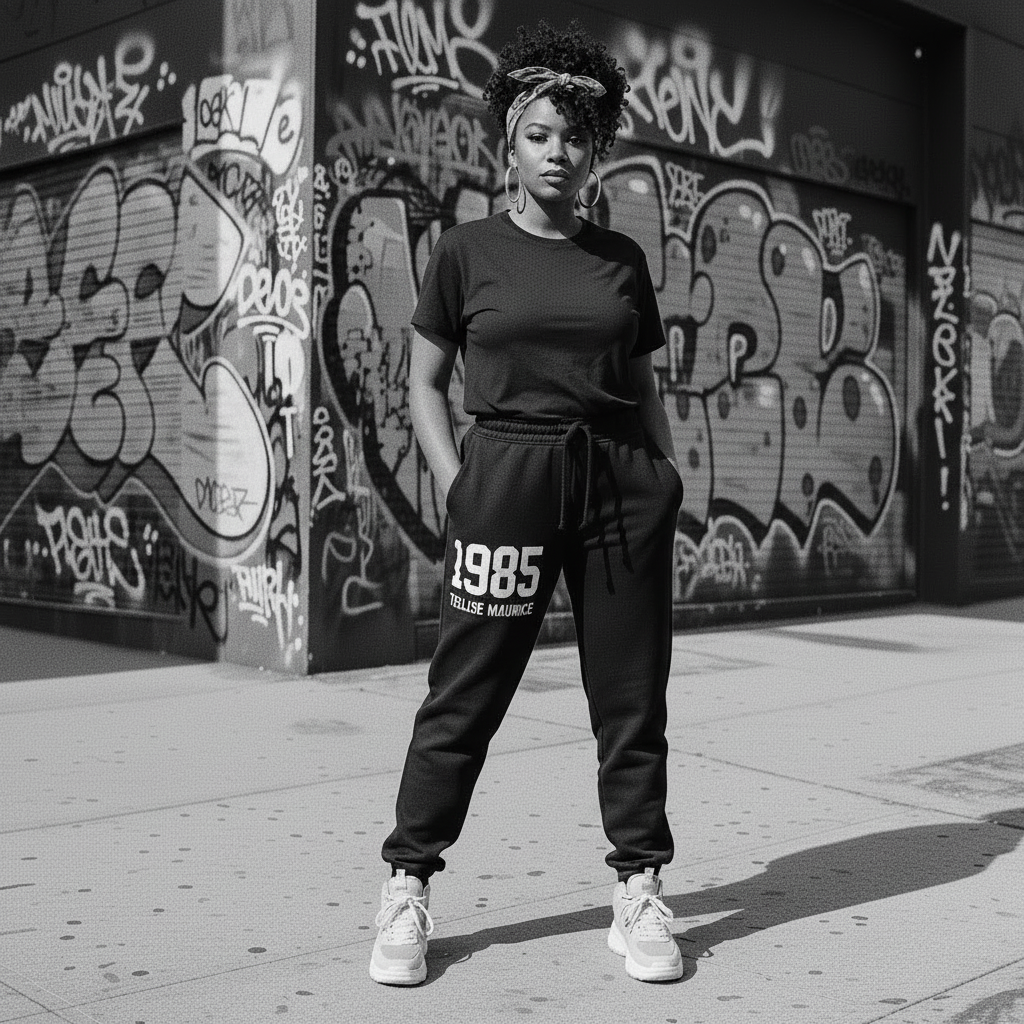 1985 TELLISE MAURICE Unisex Joggers