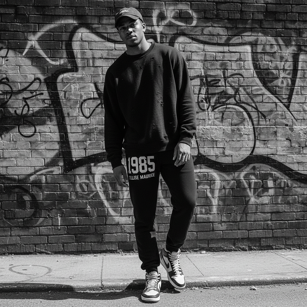 1985 TELLISE MAURICE Unisex Joggers