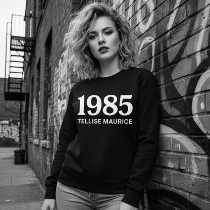 1985 TELLISE MAURICE Unisex Crew Neck Sweatshirt