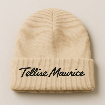 TELLISE MAURICE Khaki Beanie