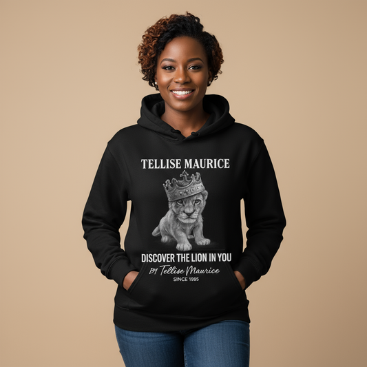 Discover The Lion In You Unisex Black Hoodie