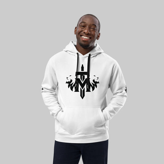 Premium Eco White Unisex Hoodie